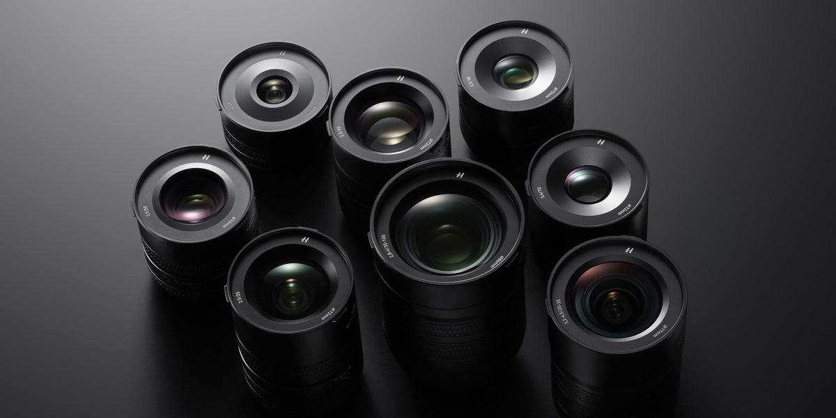 Hasselblad XCD-Objektive mit verschiedenen Brennweiten 